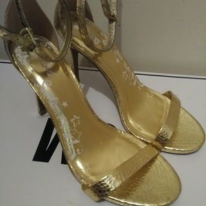 Gold heels